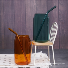 Colored Glass Water Bottle for Drinking